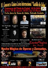 SAUDAR PARTICIPA EN EL II CONCIERTO LRICO INTERNACIONAL "CASTILLO DE JDAR"